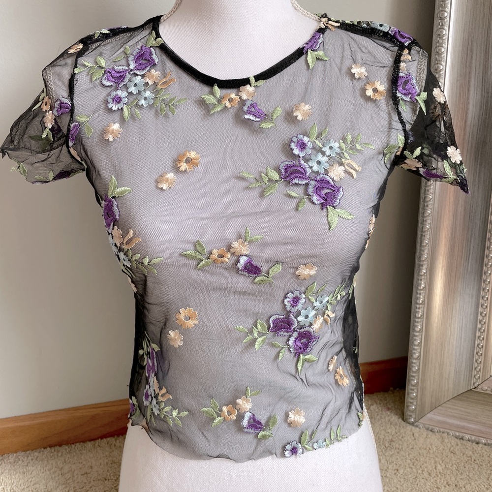 Kimchi Blue Mesh Top from Urban Outfitters